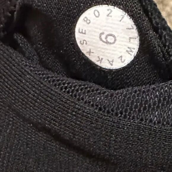 Lululemon Athletica Fast Free High Neck Razorback Gray Black Sport Bra - Picture 6 of 9